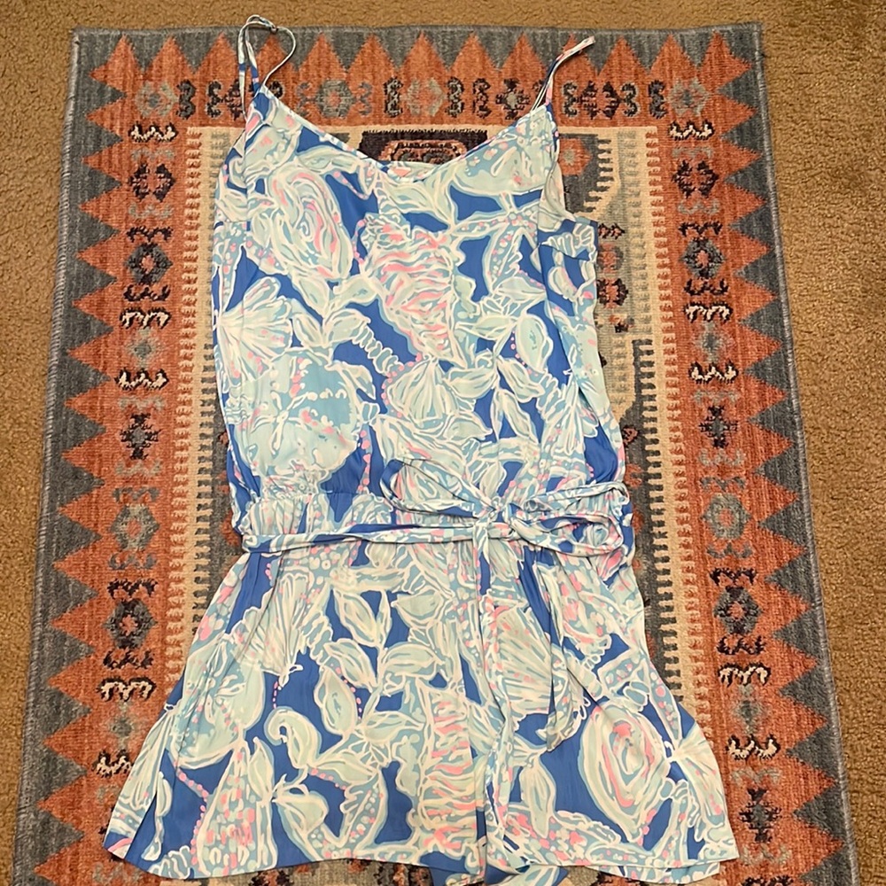 Lilly Pulitzer size XL silk romper
